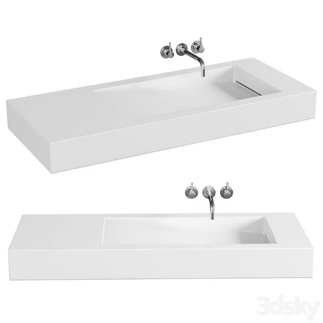 Lavabo Suspendu 3D Model