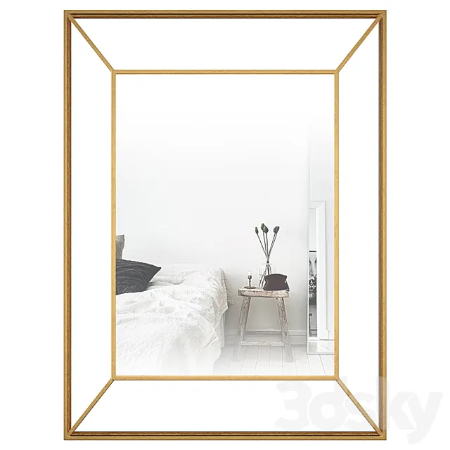 Lavigne Traditional Accent Mirror W000531828 3D Model
