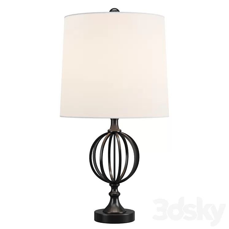 Lavish Home Table Lamp 3D Model