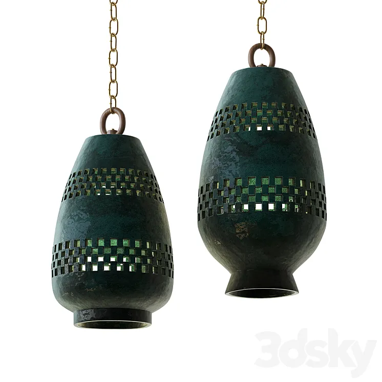 Laviva Home Pendant Atzompa Collection 2 3D Model Free