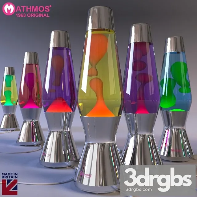 Lavovaia Lampa Mathmos Astro 3D Model Free