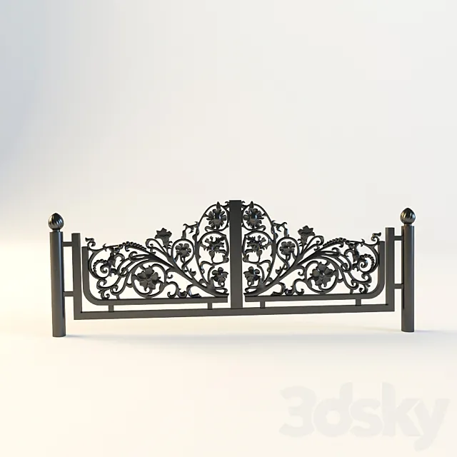 Lawn fence og 06 3D Model