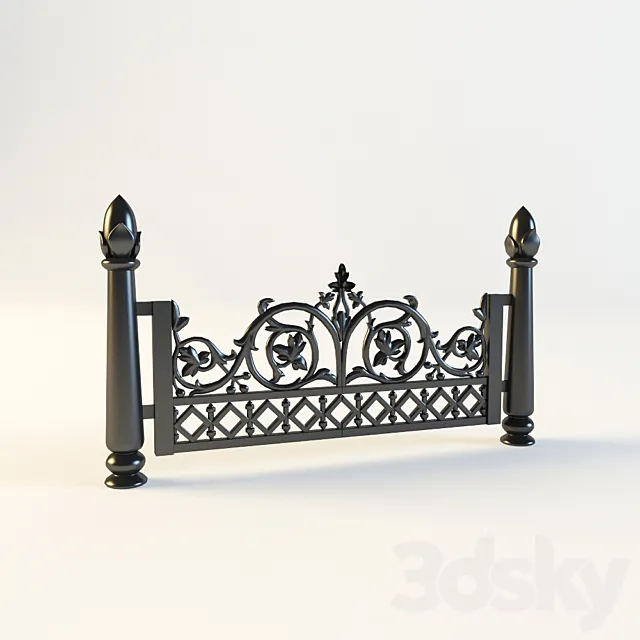 Lawn fence og 11 3D Model