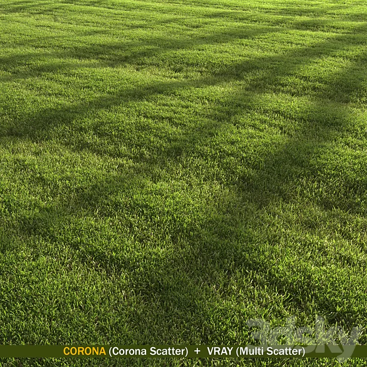 lawn landscape 3D Model Free