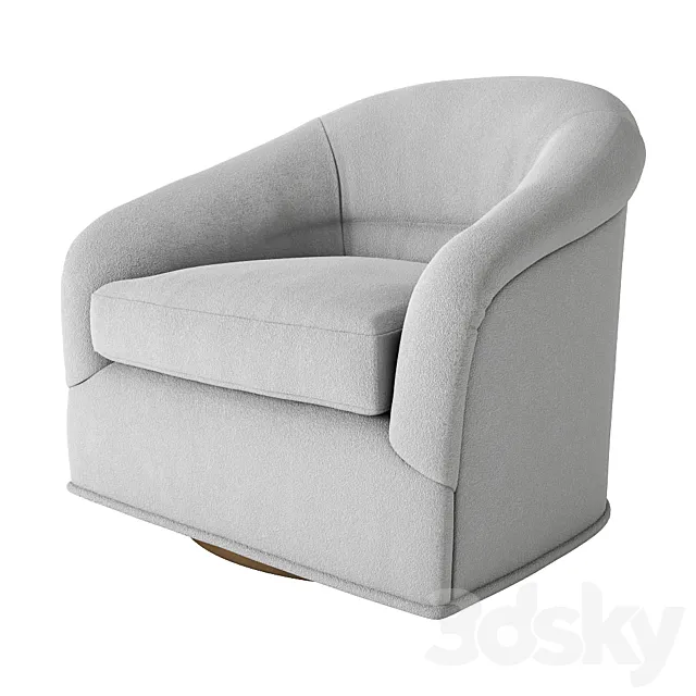 Lawson Fenning Huxley Swivel Chair 3D Model