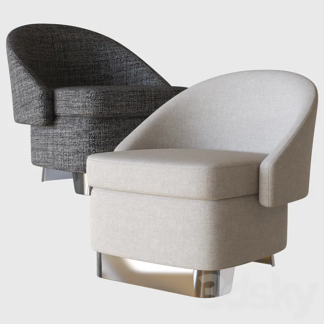 lawson lounge armchair minotti 3DModel