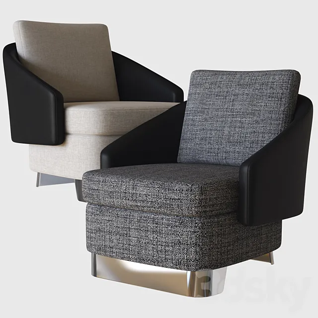 lawson medium armchair minotti 3DModel