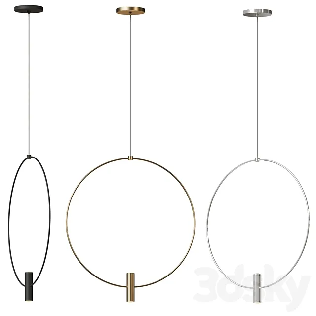 Layla Pendant Light by Sean Lavin from Tech Lighting 3D Model