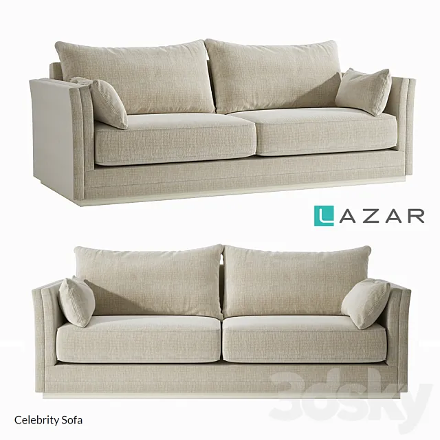 LAZAR Celebrity Sofa 3D Model