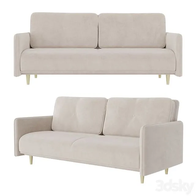 Lazurit sofa bed Bloomber 3D Model