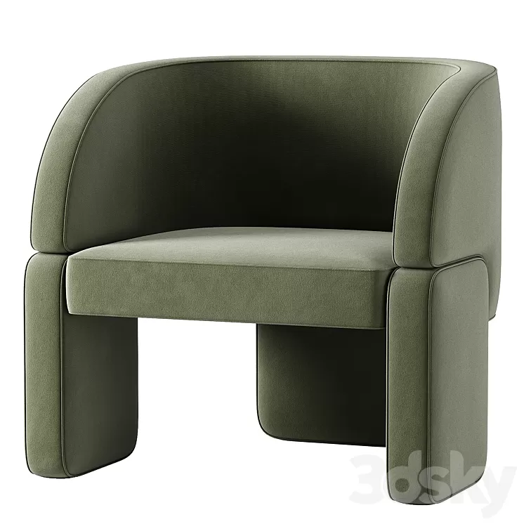 LAZYBONES LOUNGE Chair 3D Model