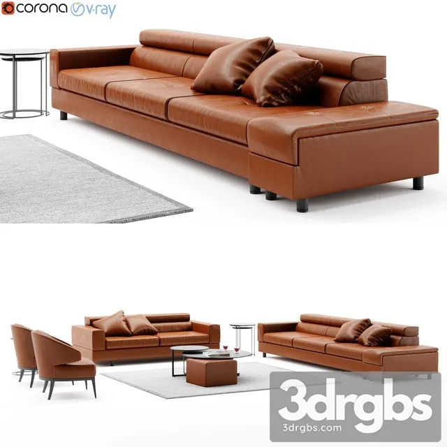 Lazzoni Sislazzoni Sis Sofa 3D Model Free