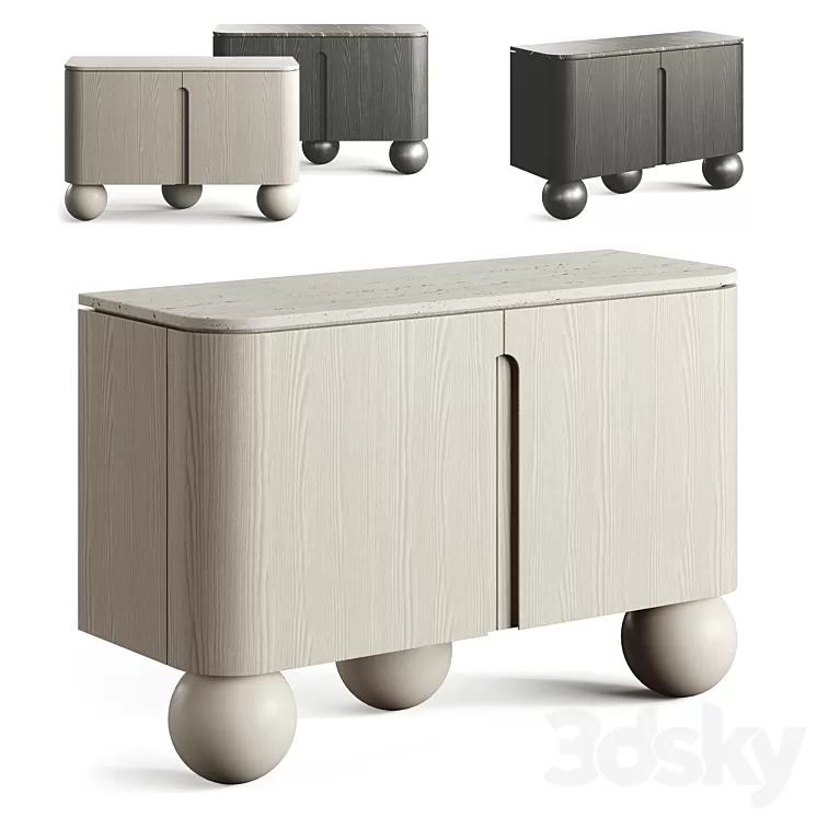 Le Berre Vevaud Olbia Commode 3D Model Free