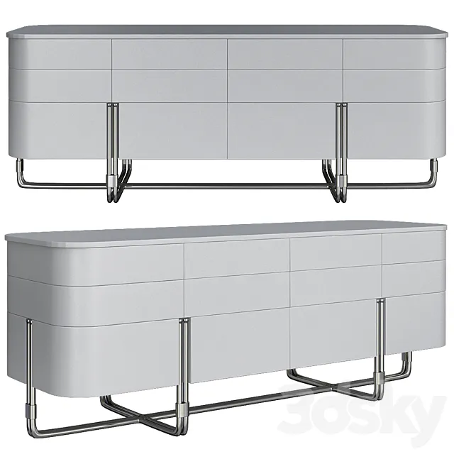 LE JARDIN - Versace Home Collection Console table 3DModel