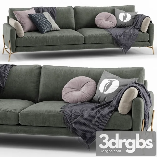 Le Marais 3Seater Maxi Sofa 3D Model Free