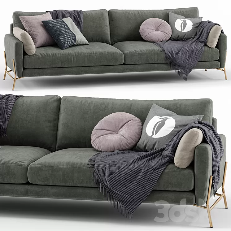 Le Marais 3seater maxi sofa - Calligaris 3D Model