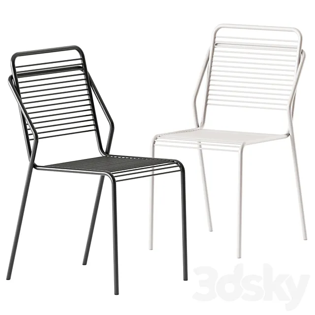 Le tube Chair by Artu _ Outdoor chair 3D Model