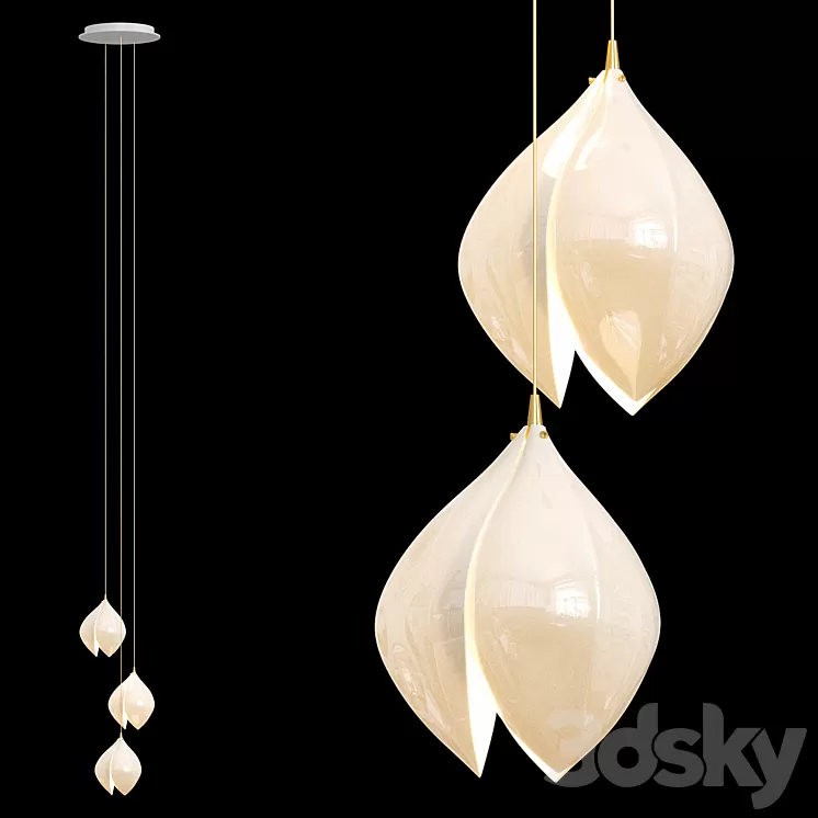 LEA MORE pendant by Lampatron 3D Model Free