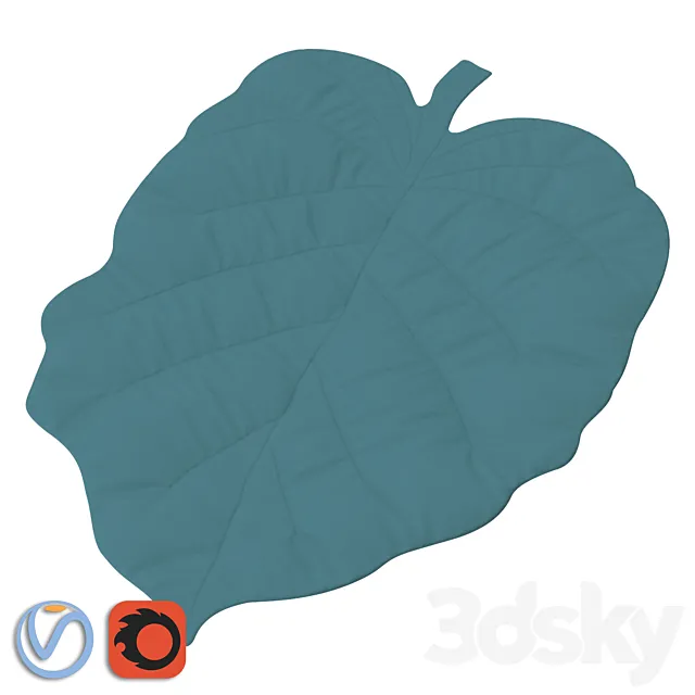 Leaf Carpet 3D Model