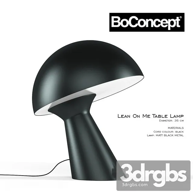 Lean On Me Table Lamp 3D Model Download