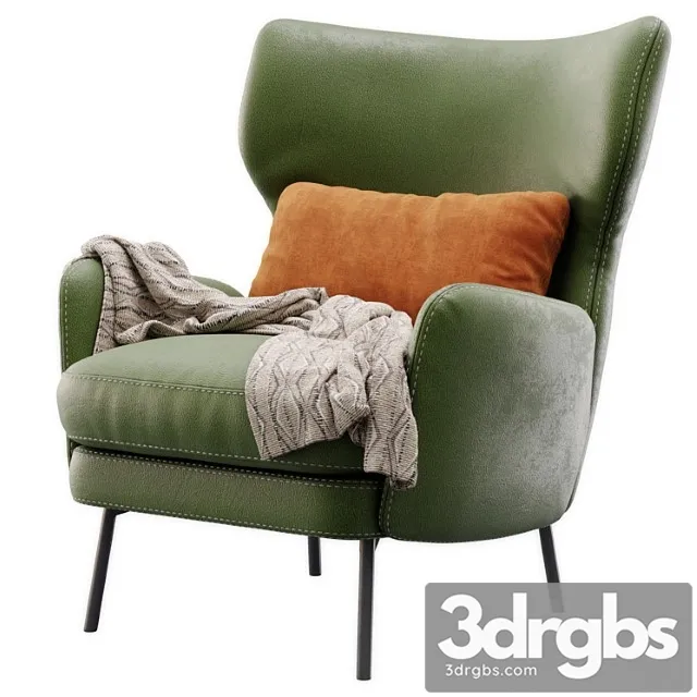 Leather Alex By Sits 3D Model Free