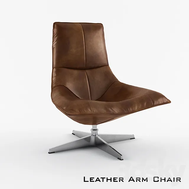 Leather Arm Chair 3DModel