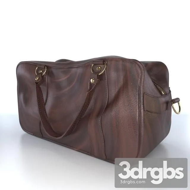 Leather Bag 02 3D Model Free