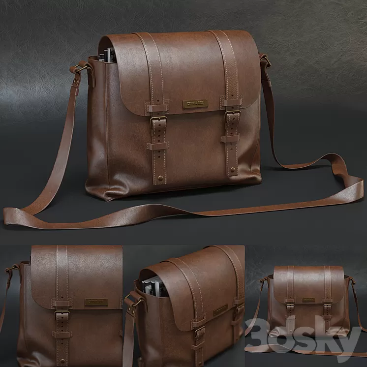 Leather bag 3D Model
