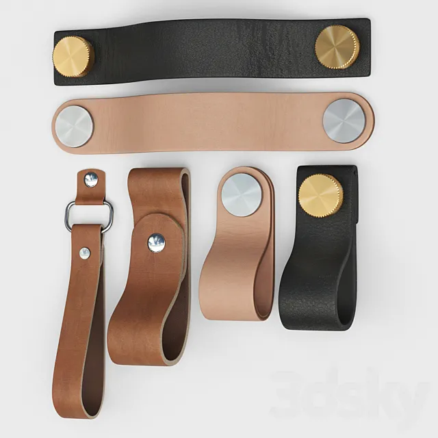 Leather handles 3DModel