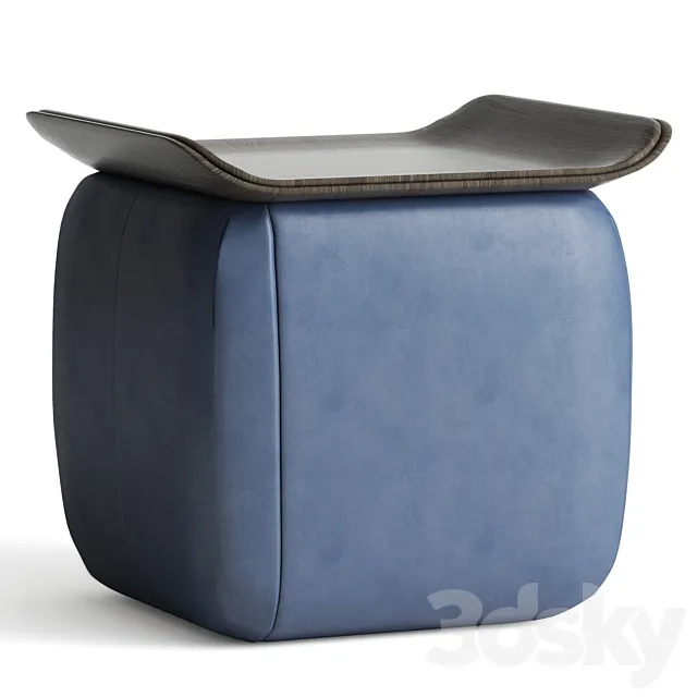 Leather stool 3DModel