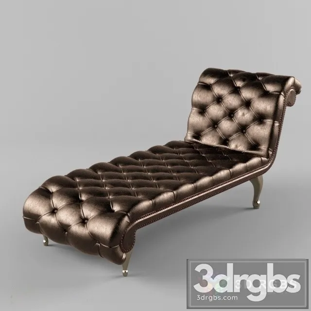Leather Tyfted Lounge 3D Model Free
