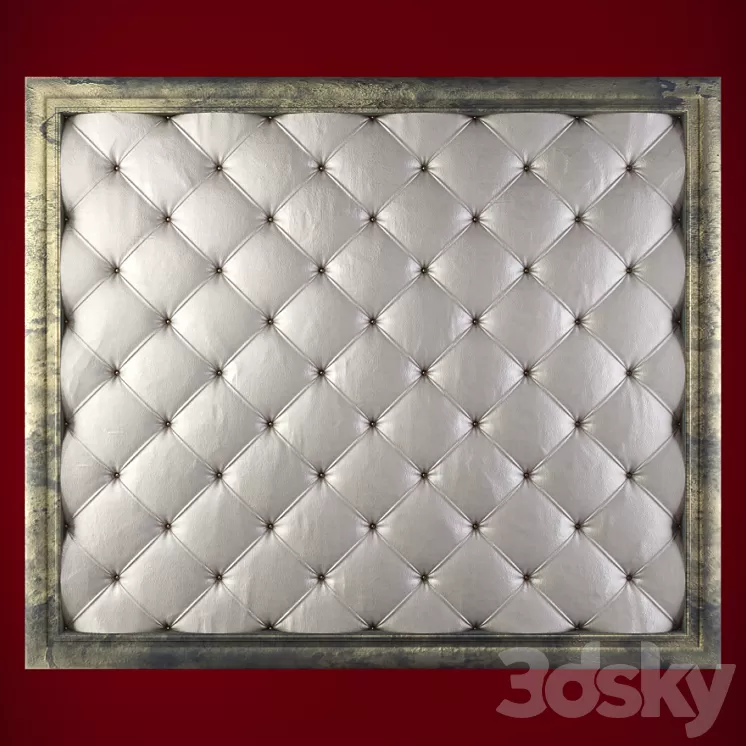 Leather upholstery 3D Model