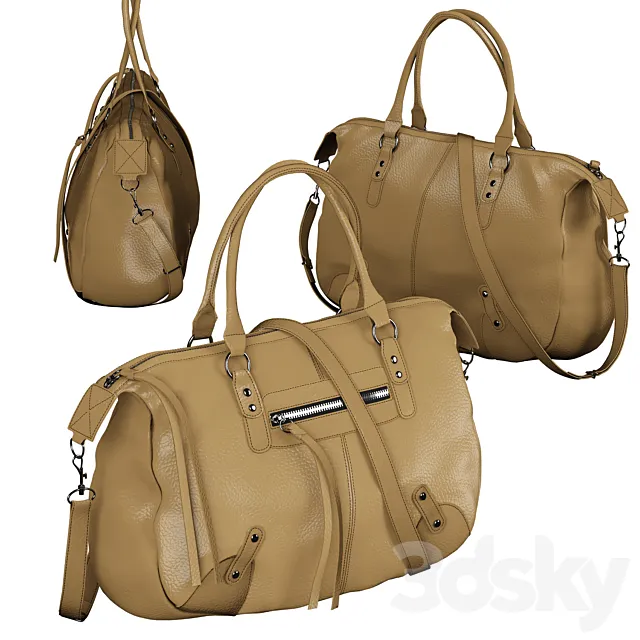 Leather woman bag 3DModel