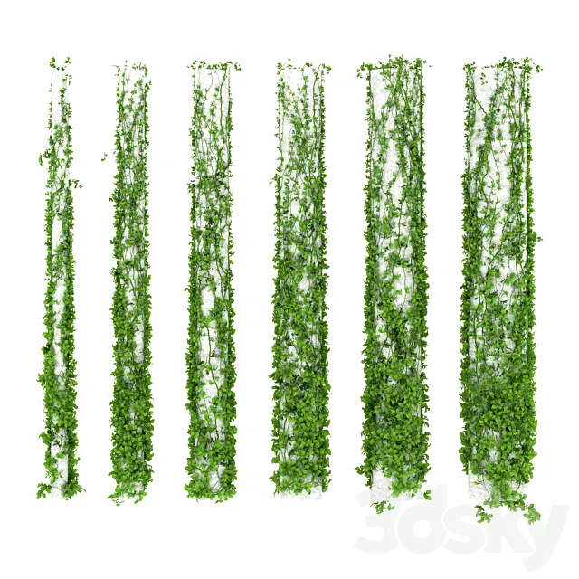Leaves for columns. 6 sizes 3DModel