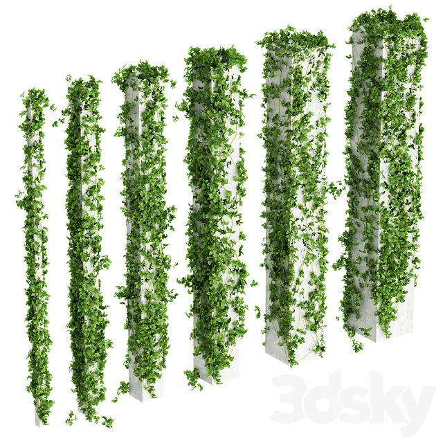 Leaves for square columns. 6 sizes. v2 Free Download