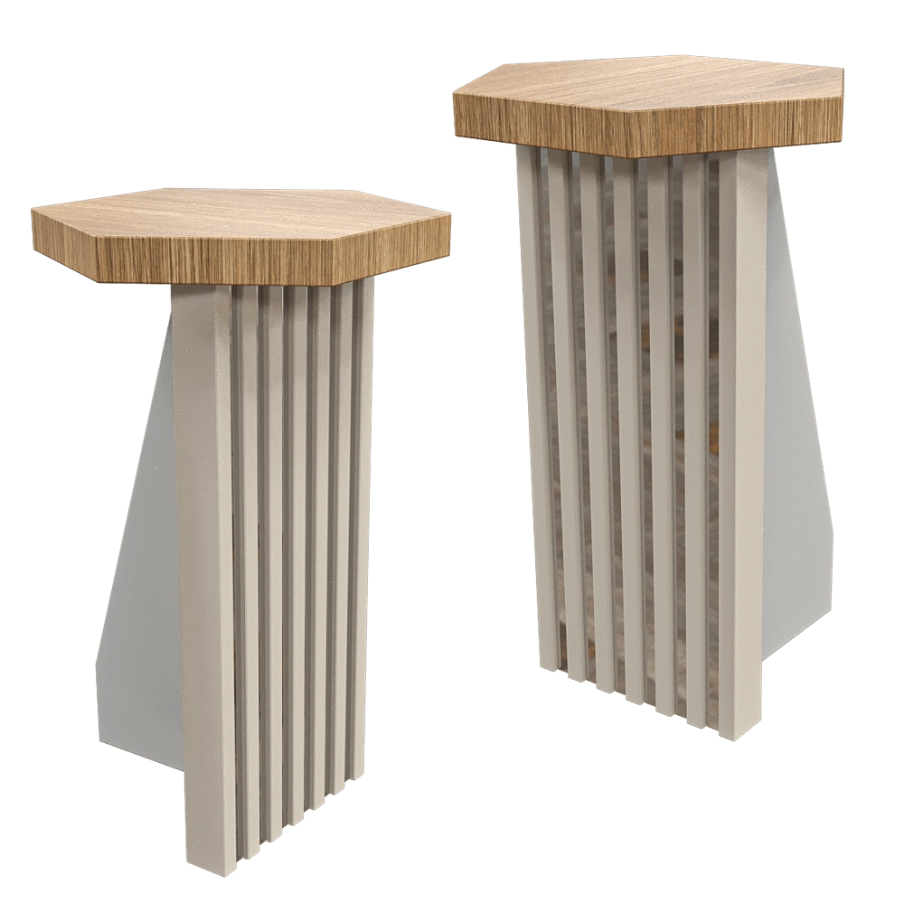 LEBANTO - Side table Murano 3D Model