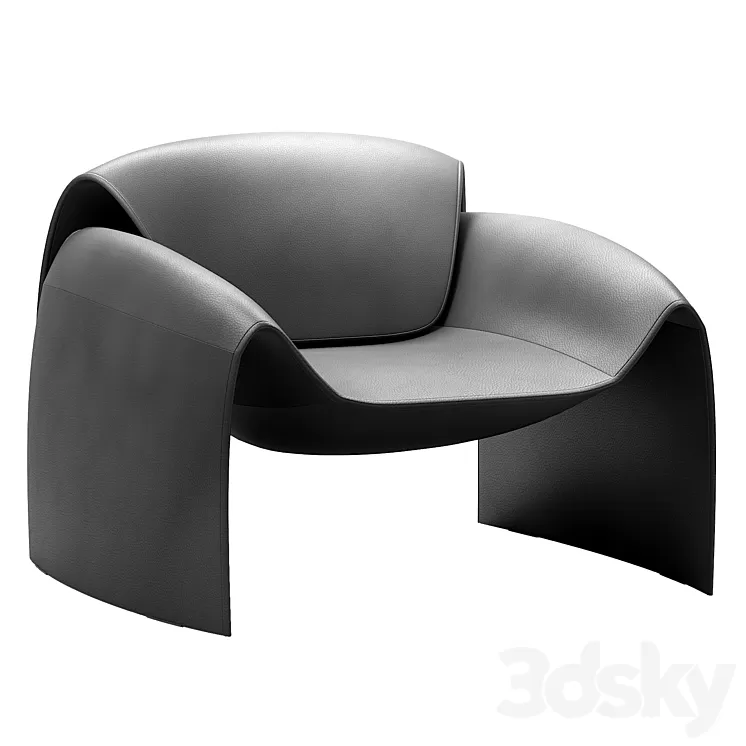 Leclub armchair 3D Model Free