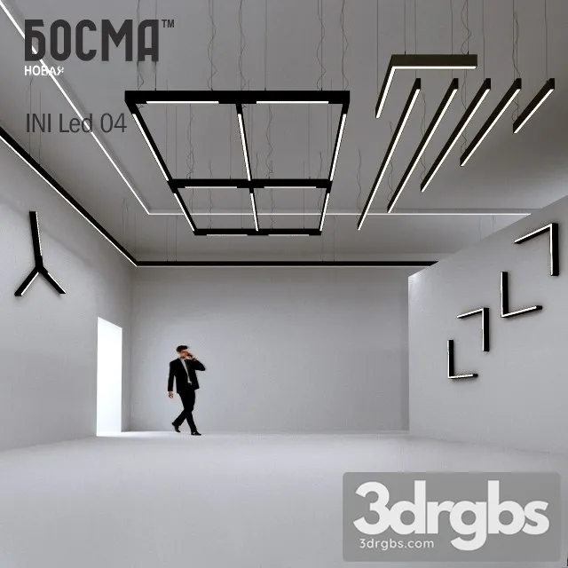 LED Ceiling Lights 3D Model Free