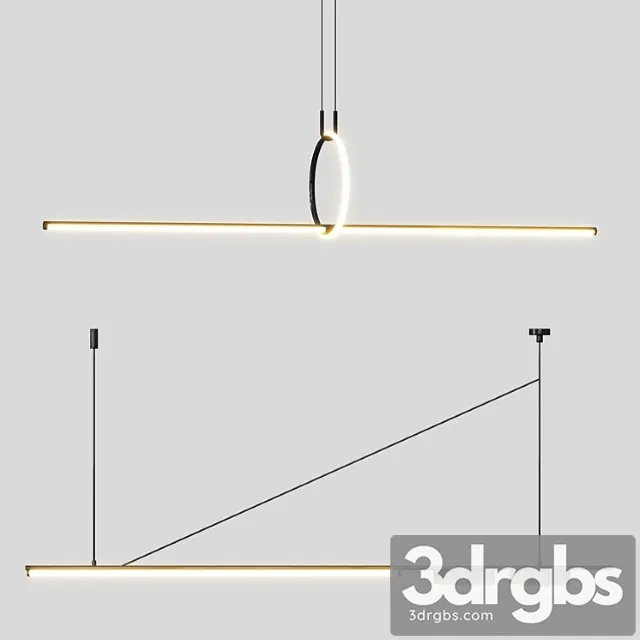 Led chandelier 3 3D Model Free
