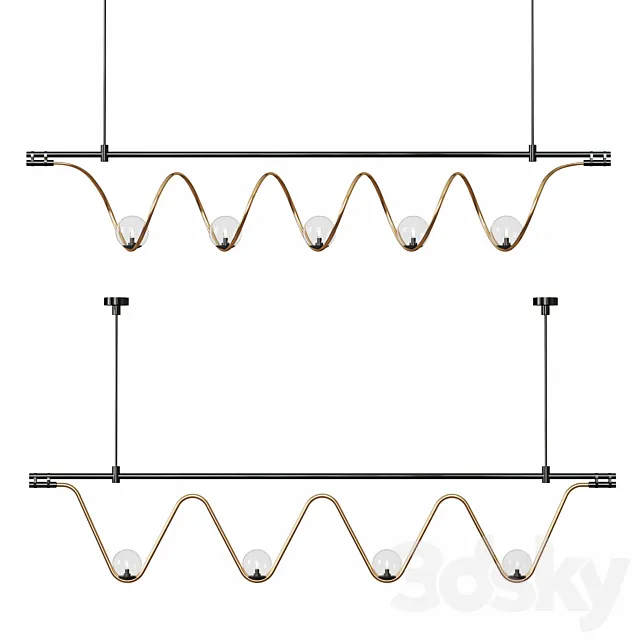 Led chandelier 3DModel