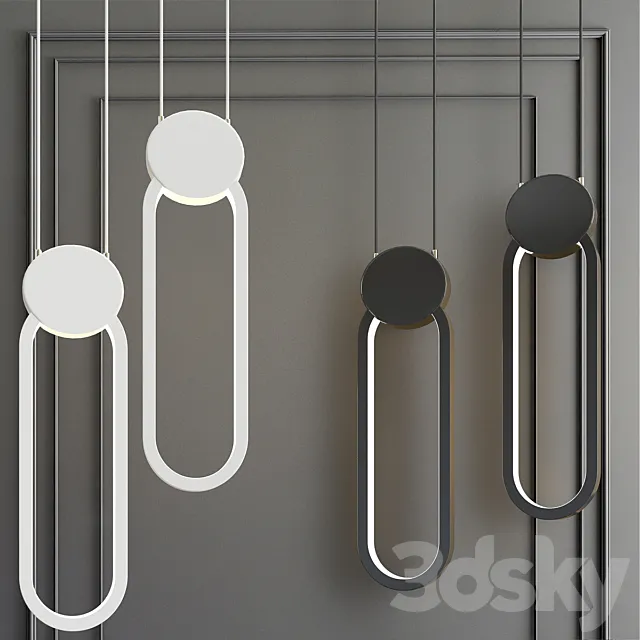 Led chandeliers lamp 3DModel