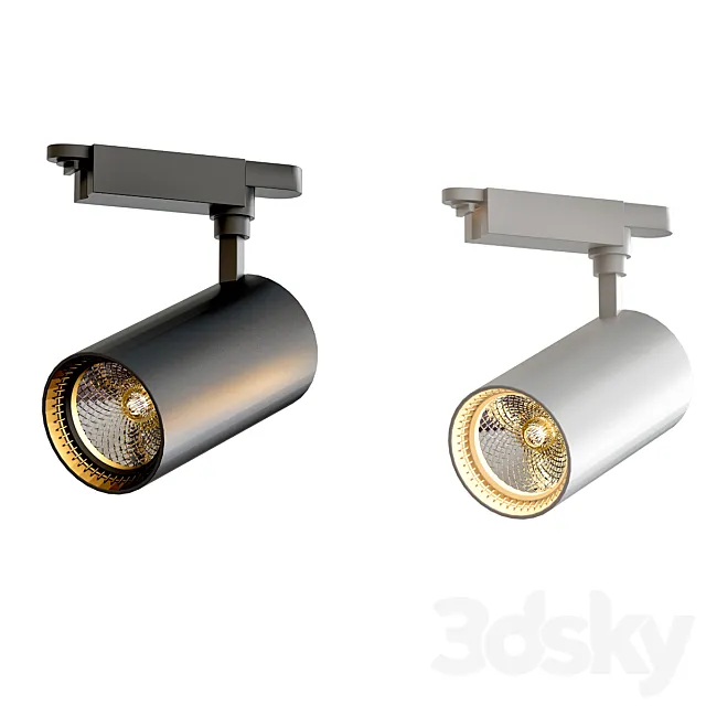 LED COB Track Rail Light AC85- 265V 3D Model