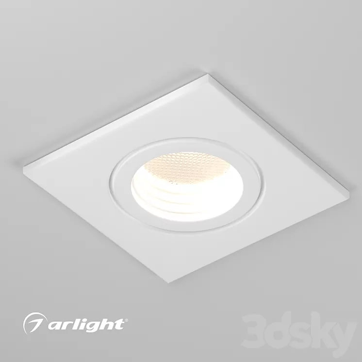 LED Downlight LTM-S46x46WH 3W 3D Model