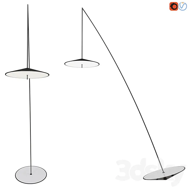 LED floor lamp MAUNO Lampatron 3D Model