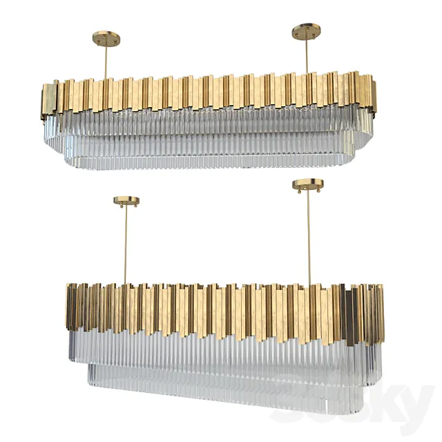 Led G9 Nordic Stainless Steel Crystal LED Lamps 3D Model