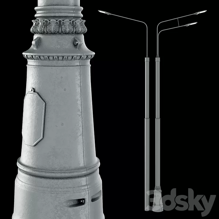 LED lamp GALAD Wave LED 3D Model