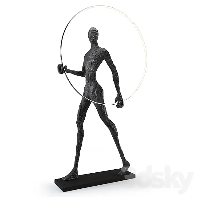 LED MAN RING H215 3D Model