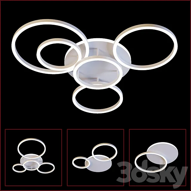 Led omicron ring light 3D Model