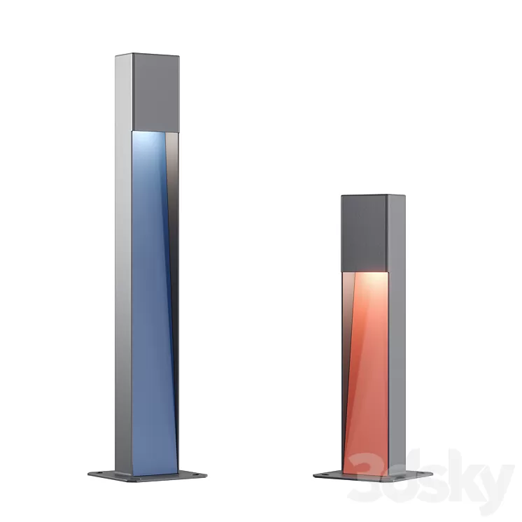 LED Park Lighting Stolb Park RAMP 3D Model
