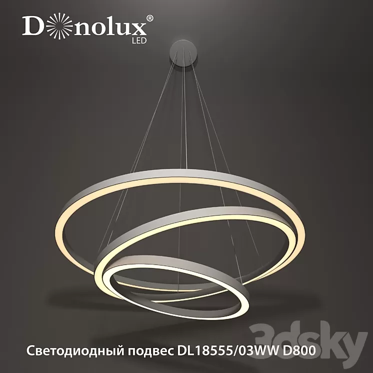 LED suspension DL18555 / 03WW D800 3D Model